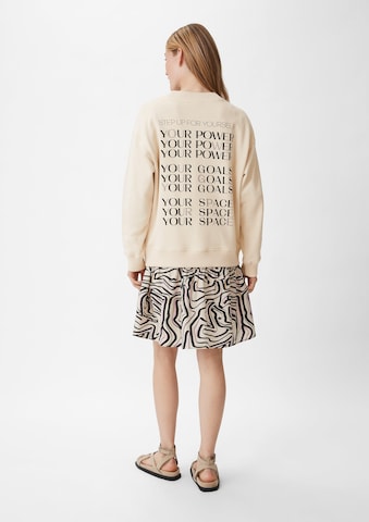 comma casual identity Sweatshirt in Beige: zadná strana