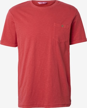 INDICODE JEANS Póló 'Ushi' - piros: elől