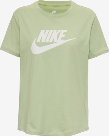 Nike Sportswear Skinny Funkční tričko 'Essential' – zelená: přední strana