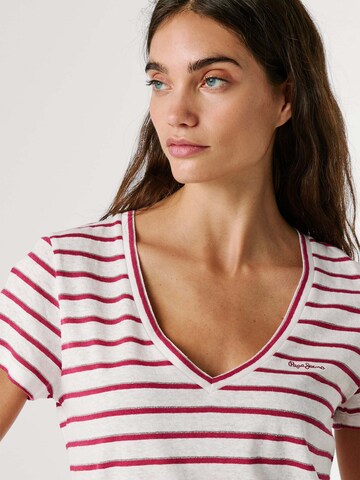 Maglietta 'Megan' di Pepe Jeans in bianco