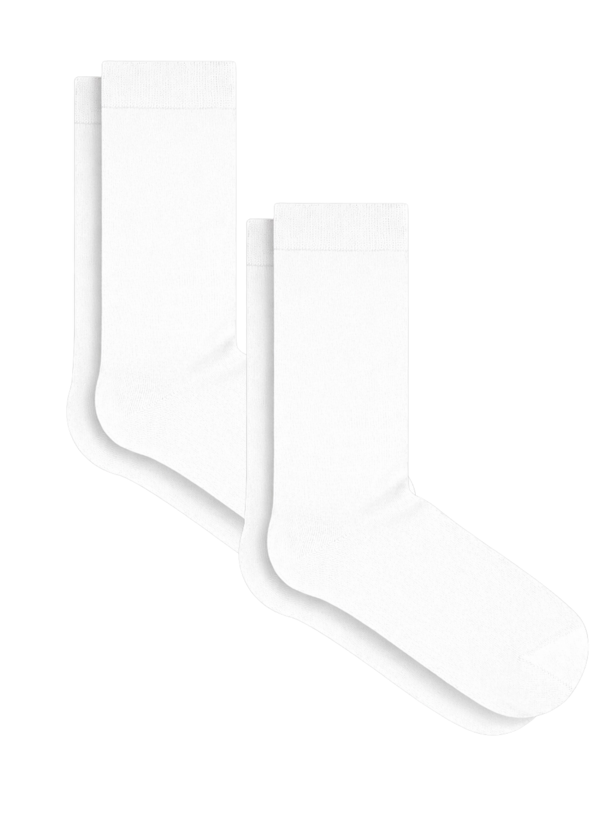 Albero Natur Socken‌‌‌‌ in Weiß: Vorderseite