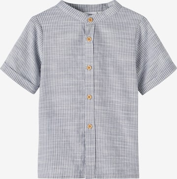 Coupe regular Chemise 'Hebos' NAME IT en gris : devant