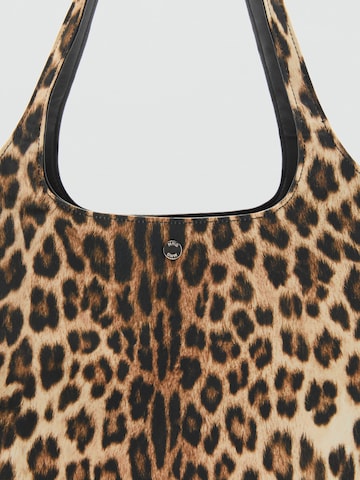 MANGO Shopper 'TAMBOR' in Brown