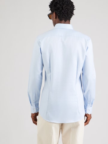 OLYMP - Ajuste estrecho Camisa de negocios 'Luxor' en azul