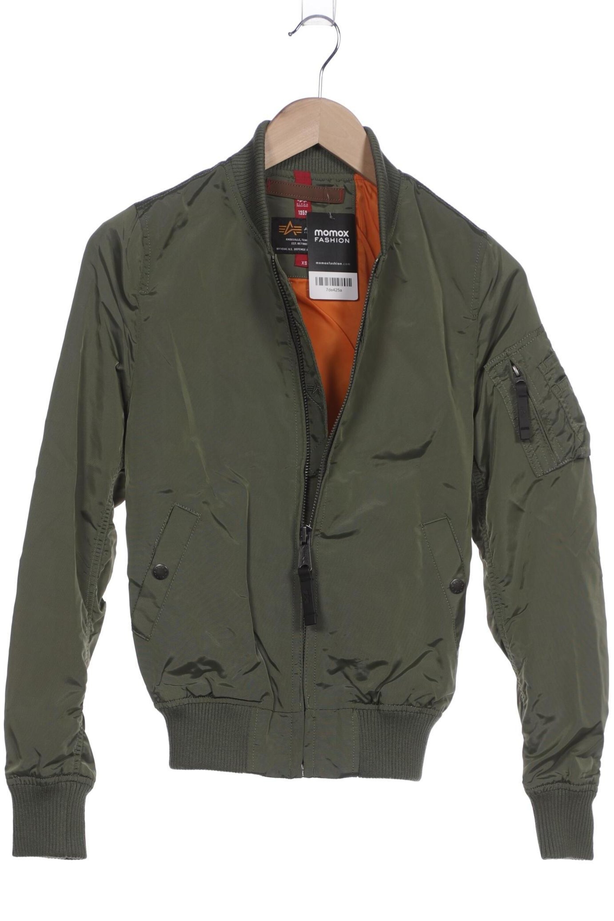 ALPHA INDUSTRIES Jacket & Coat in XS in Green: front