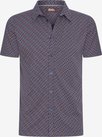 Coupe regular Chemise '12.38' 4funkyflavours en bleu : devant