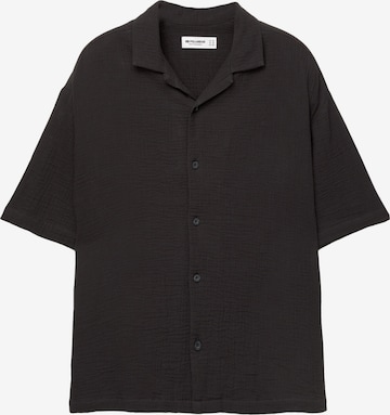 Pull&Bear Риза в черно: отпред