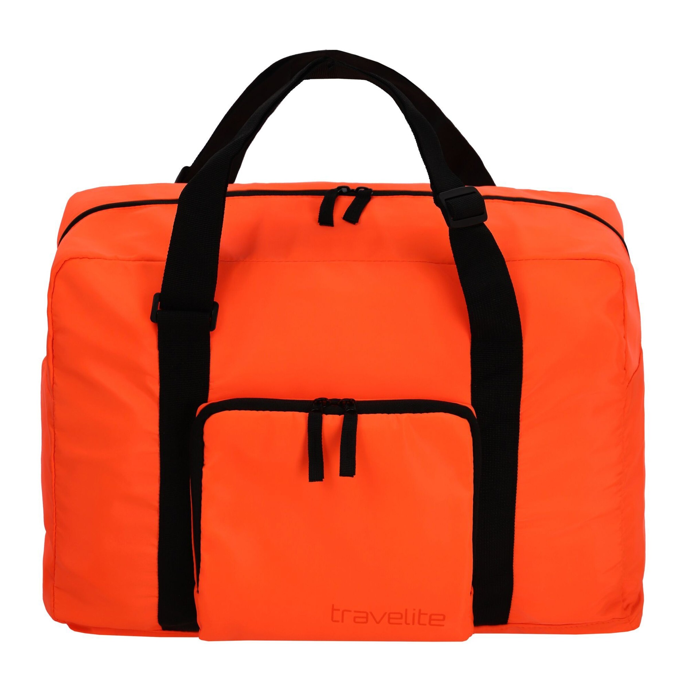 Borsa da viaggio TRAVELITE di colore arancione neon / nero, Visualizzazione prodotti