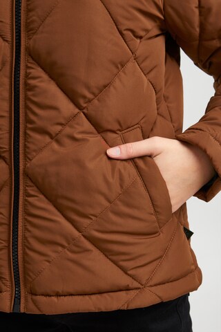 Oxmo Between-Season Jacket 'Stacie' in Brown