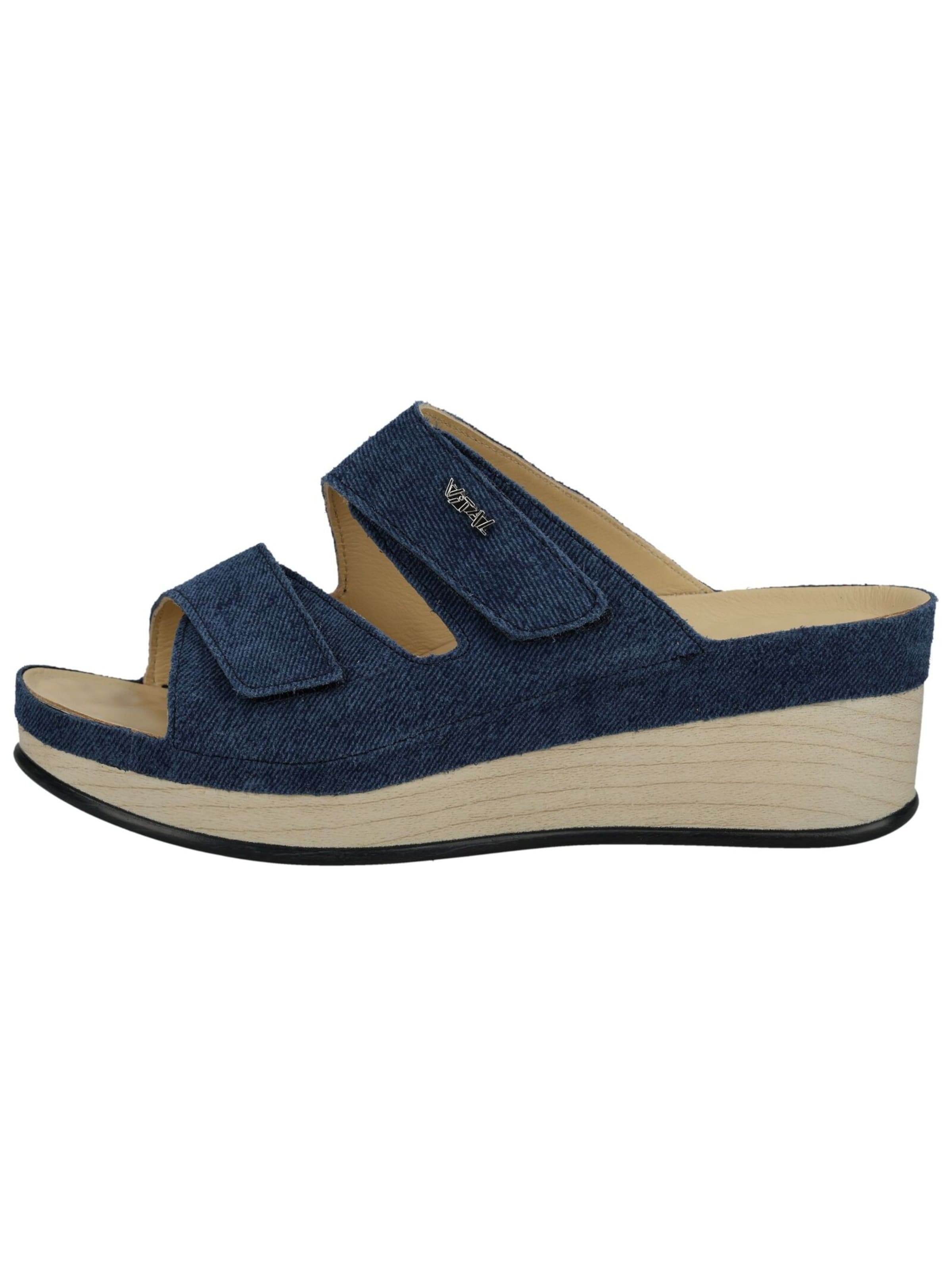 vital Pantolette in Blau