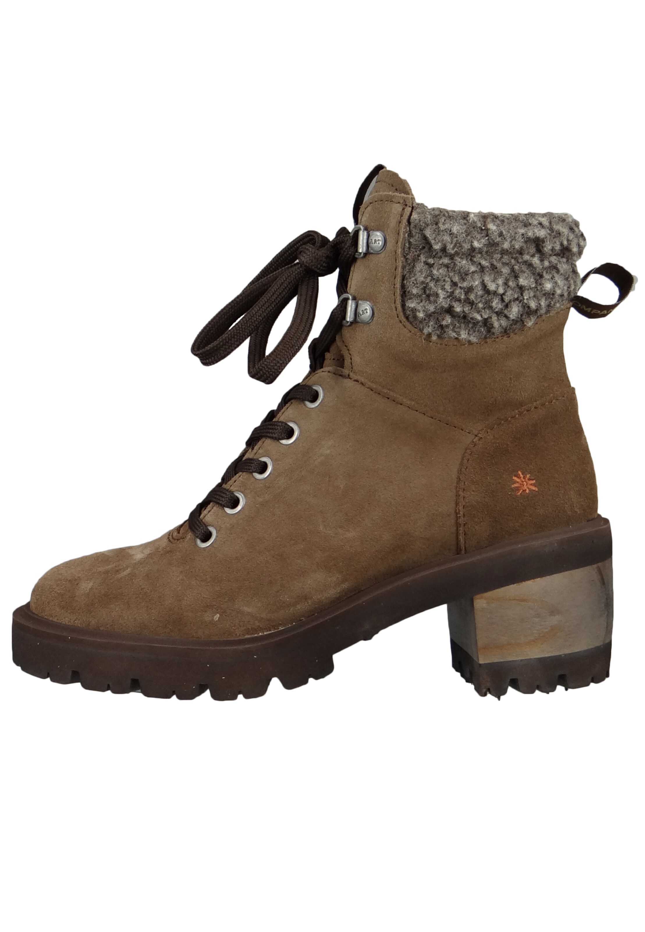 ART - Botim com fivela 'Brugge' em castanho