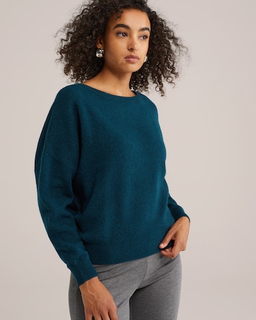 WE Fashion Trui 'Trui' in Groen: voorkant