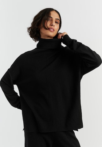 Chinti & Parker Pullover 'Basics' i sort: forside