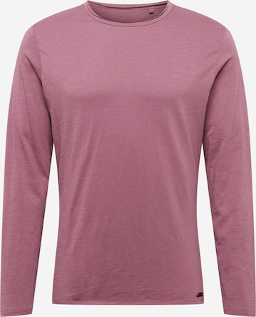 Key Largo Regular fit Shirt 'CHEESE' in Purple: front