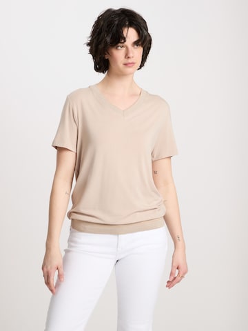 Cross Jeans Shirt in Beige: front