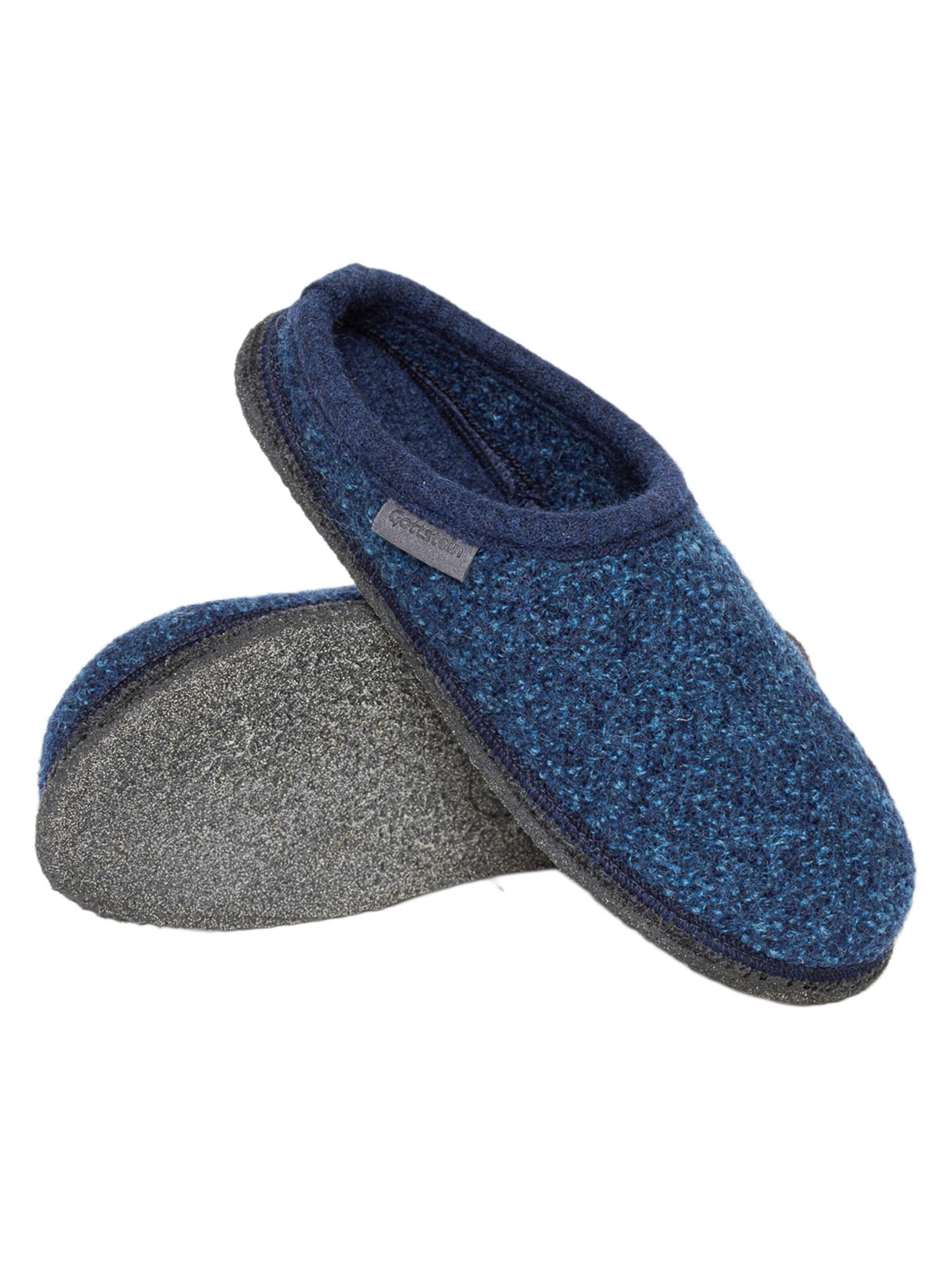 Gottstein Huisschoenen 'Wool Venture' in Blauw