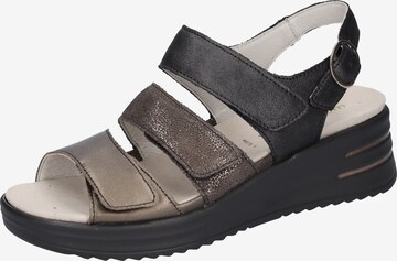 WALDLÄUFER Sandals in Black: front