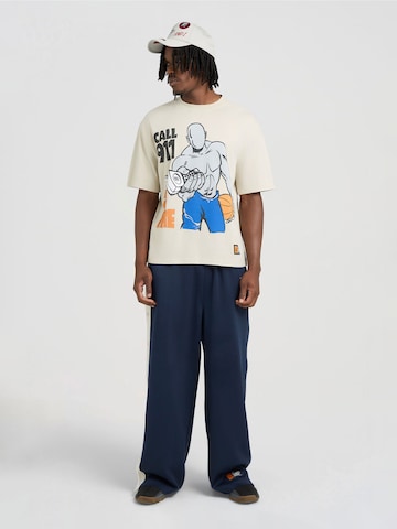 AND1 T-shirt 'On Fire' i grå