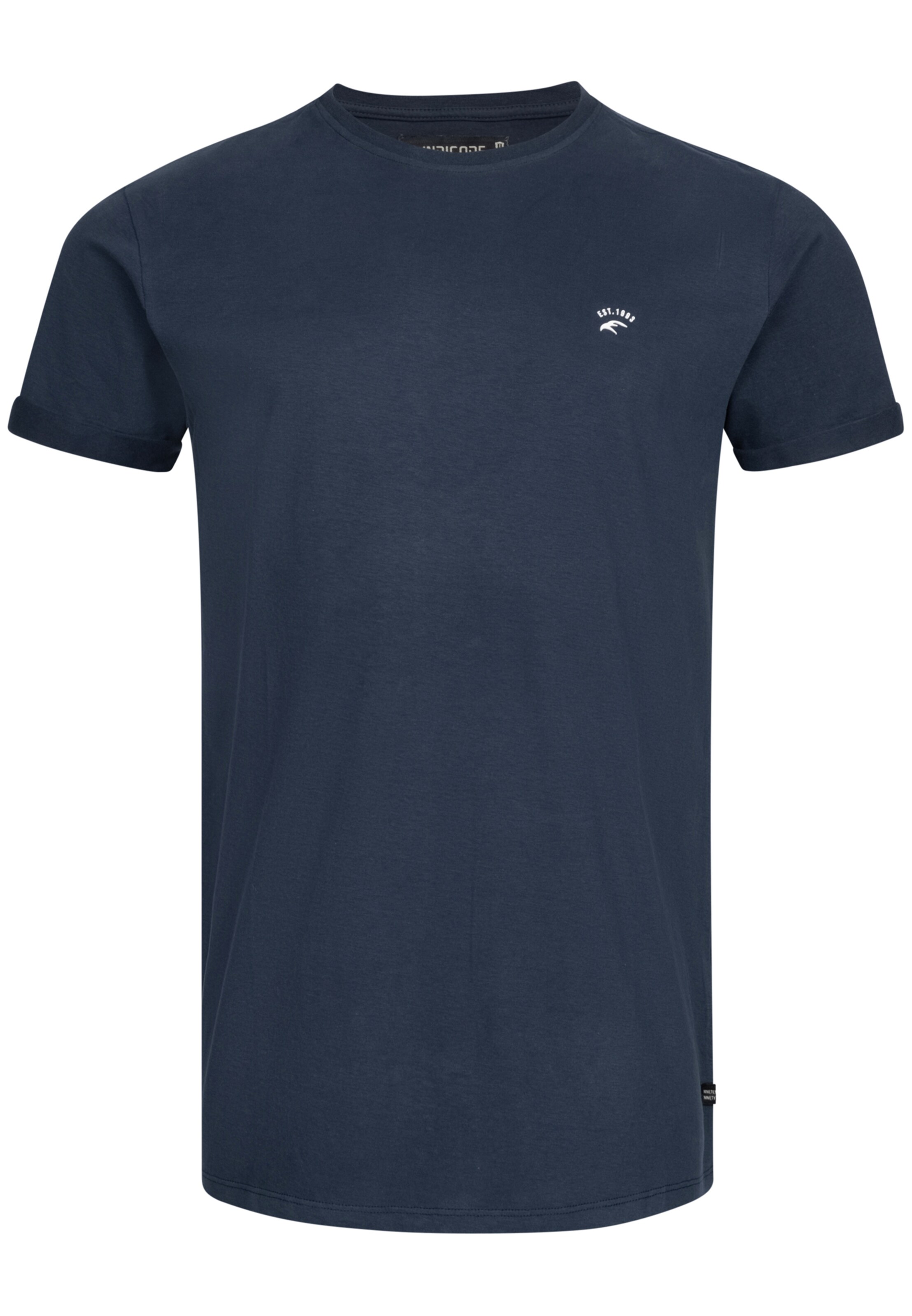 INDICODE JEANS Shirt ' Kloge ' in Blauw: voorkant