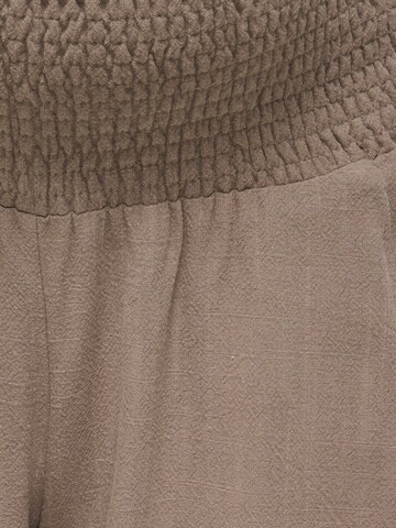 Only Maternity Regular Trousers 'OLMSIESTA' in Brown