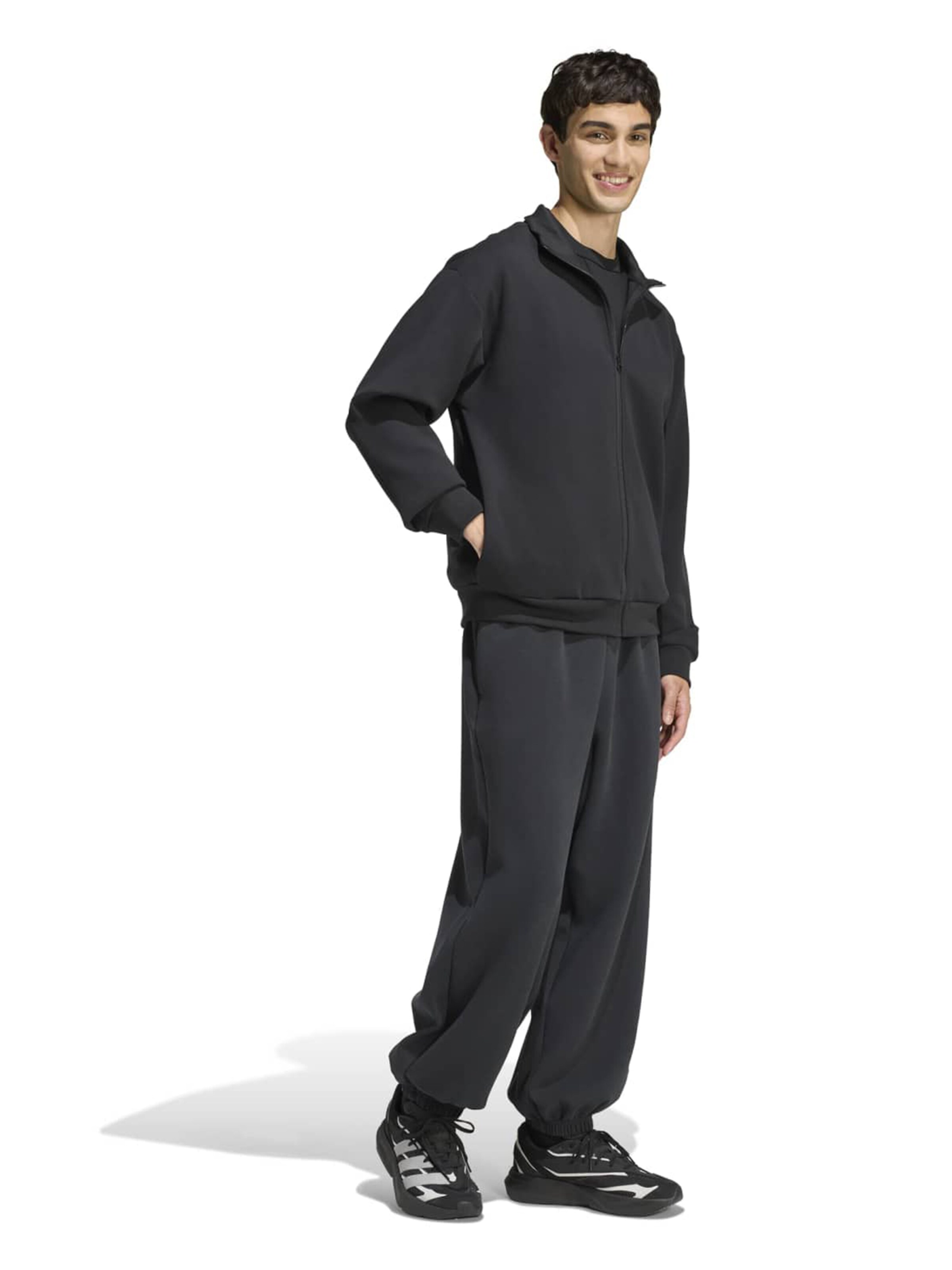 ADIDAS SPORTSWEAR Sportsweatvest in Zwart: voorkant