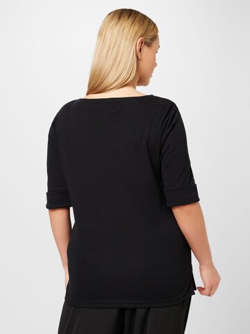 Lauren Ralph Lauren Plus Koszulka 'JUDY' w kolorze czarny