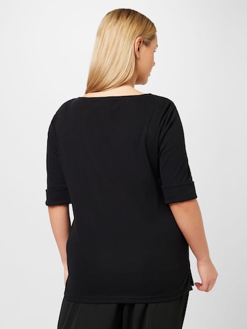 Lauren Ralph Lauren Plus Shirt 'JUDY' in Black