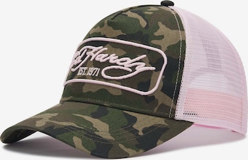 Ed Hardy Čiapka '1971' - Zelená: predná strana