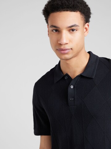 Abercrombie & Fitch Poloshirt 'DATE NIGHT' in Schwarz