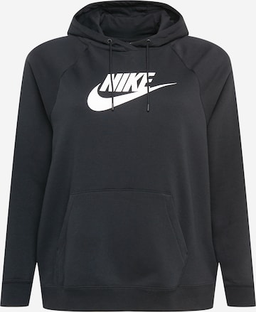 juoda Nike Sportswear Megztinis be užsegimo: priekis