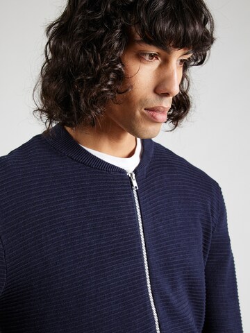 JACK & JONES Кофта на молнии 'JJOTTO' в Синий