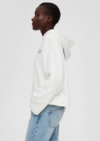 Sweat-shirt s.Oliver en blanc