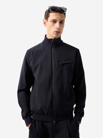 BOGNER Between-season jacket 'Milan' in Blue: front