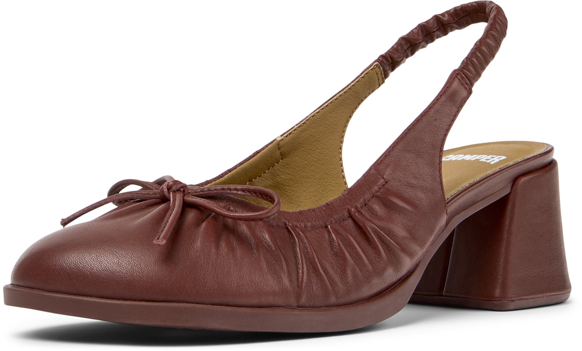 Escarpins à bride arrière 'Kora' CAMPER en rouge : devant