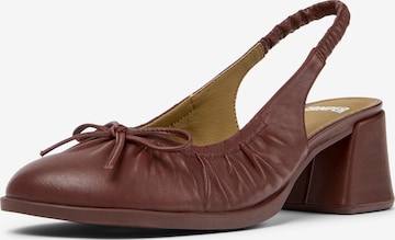 Escarpins à bride arrière 'Kora' CAMPER en rouge : devant