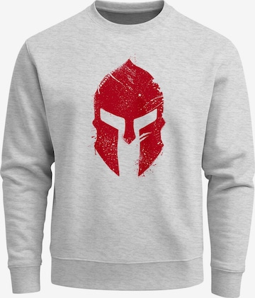 Neverless Sweatshirt 'Sparta 2' in Grau: Vorderseite