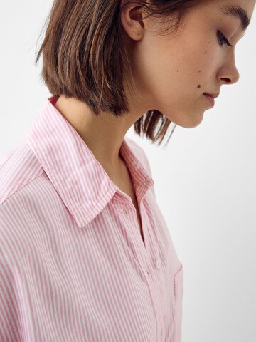 Bershka Bluse in Pink