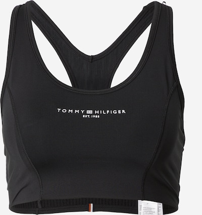 Tommy Hilfiger Sport Αθλητικό σουτιέν 'ESSENTIALS' σε μαύρο / λευκό, Άποψη προϊόντος