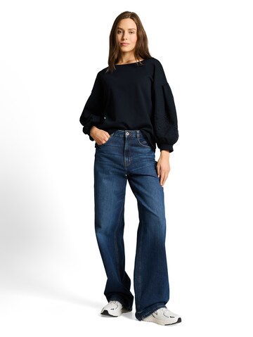 TOM TAILOR Sweatshirt i blå