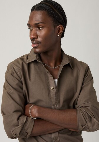 LEVI'S ® Regular fit Button Up Shirt 'Authentic' in Brown