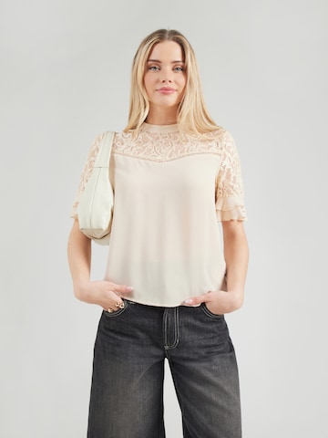 VILA Μπλούζα 'VISHIMMER' σε γκρι: μπροστά