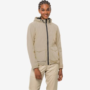 Veste fonctionnelle JACK WOLFSKIN en beige : devant