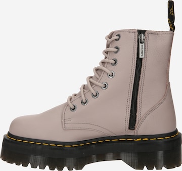 Dr. Martens Lace-Up Ankle Boots in Grey