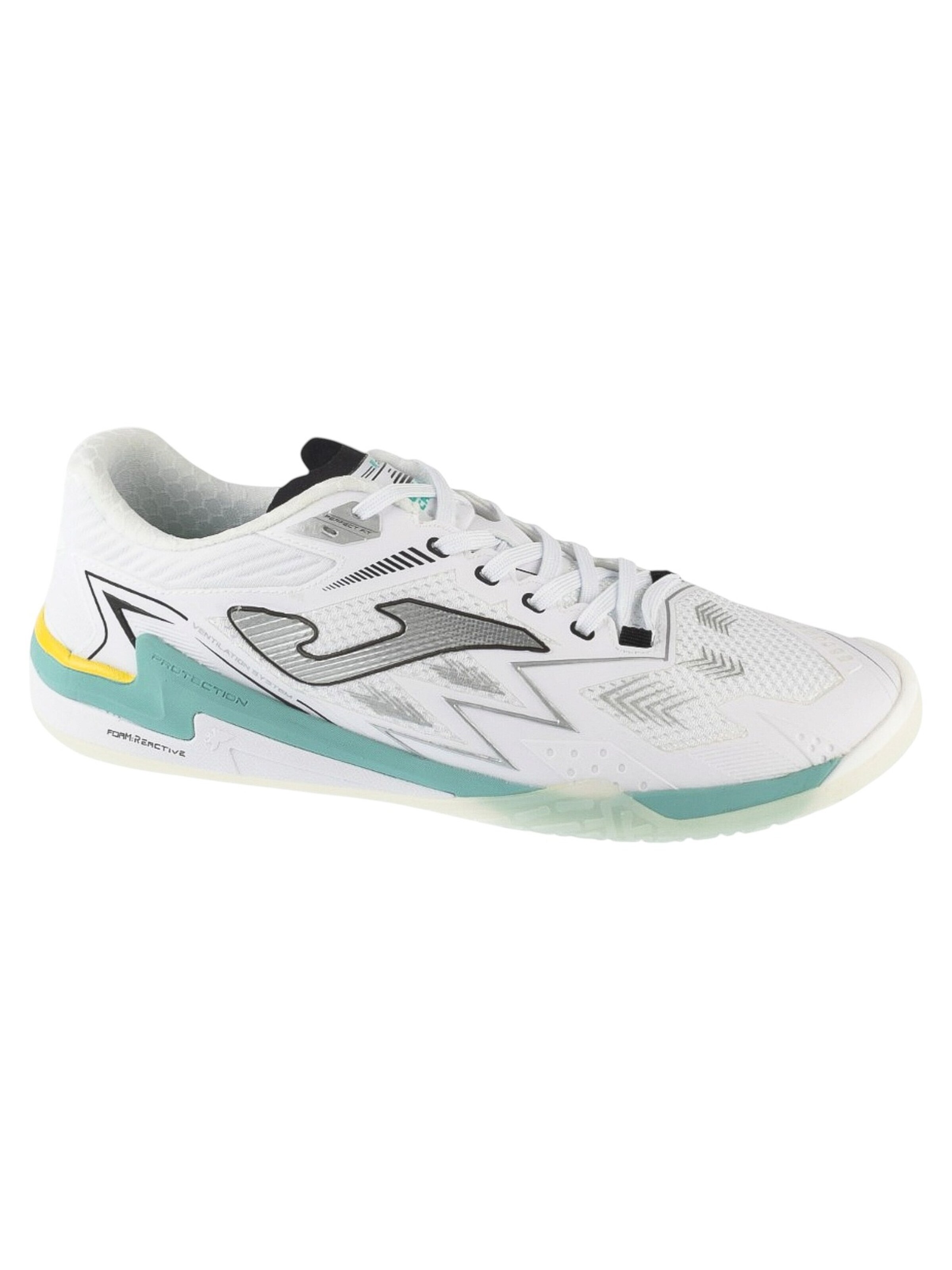 Chaussure de foot 'Regate Carbon 26 RECW IN' JOMA en blanc : devant