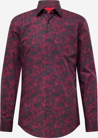 HUGO Button Up Shirt 'Kenno' in Red: front