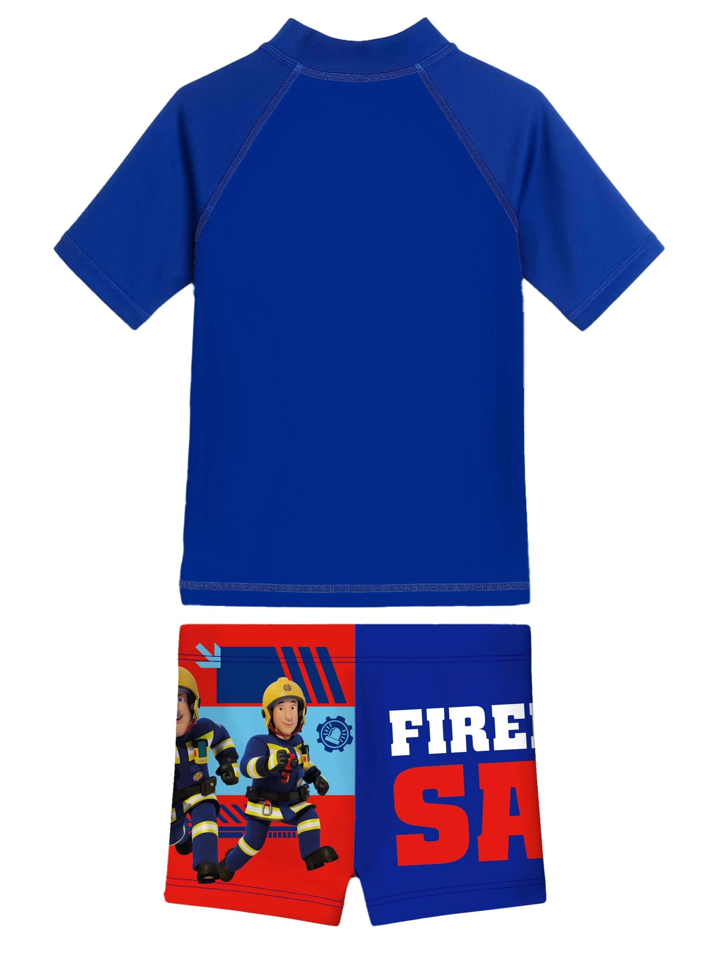 Feuerwehrmann Sam Sportbademode 'UV-Schutz 30'‌ in Blau