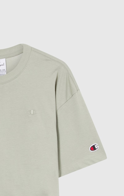 Champion Authentic Athletic Apparel T-Shirt in hellgrau / rot / schwarz, Produktansicht