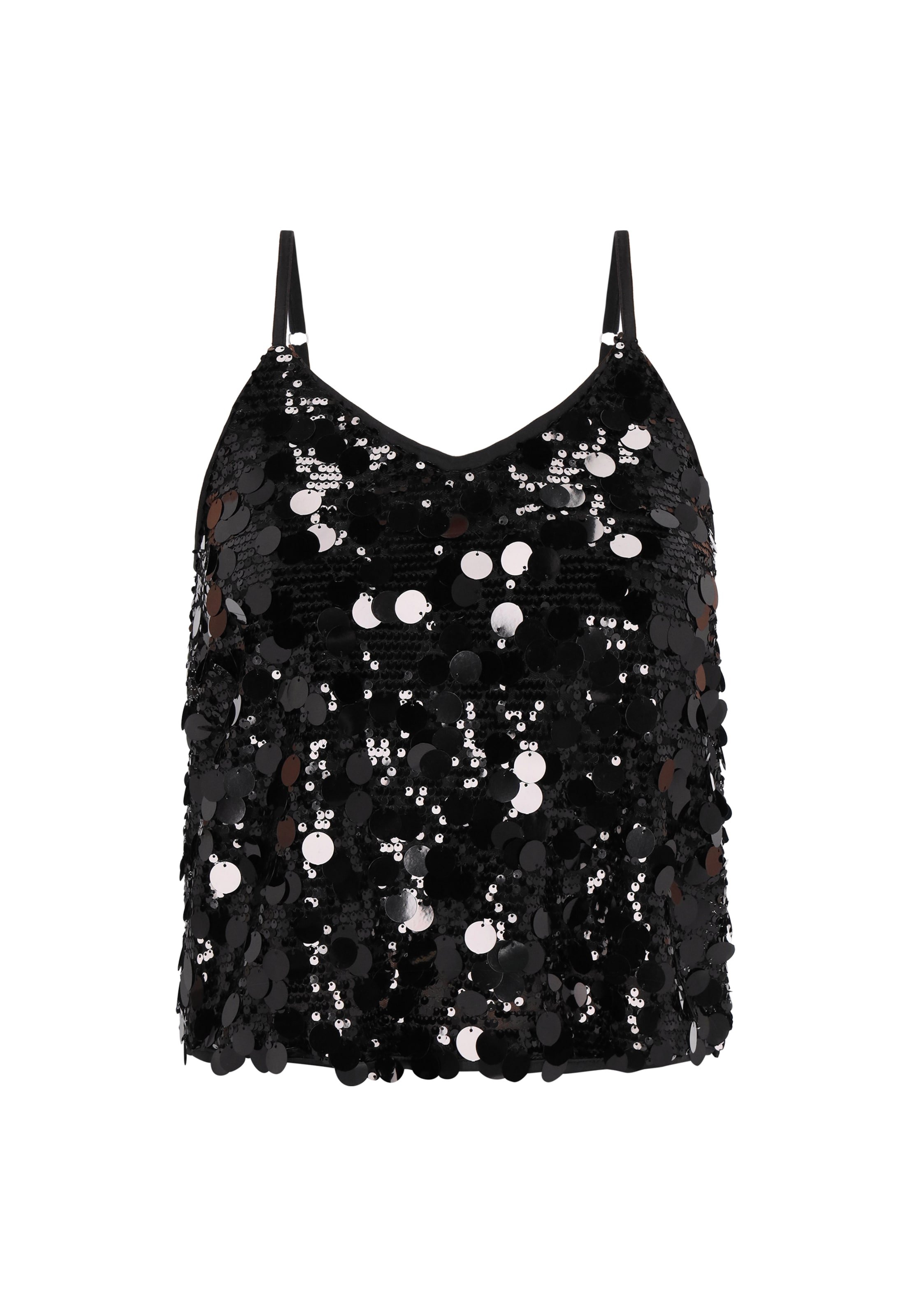myMo at night Top in Black: front