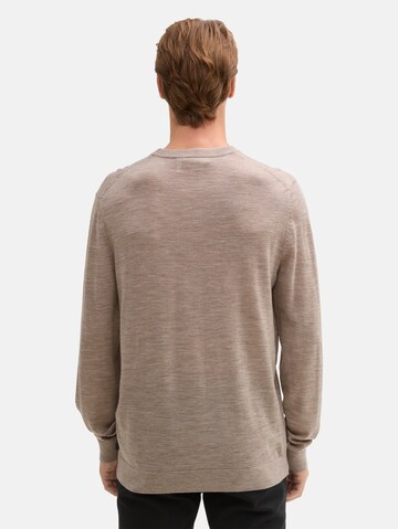 TOM TAILOR Trui in Bruin