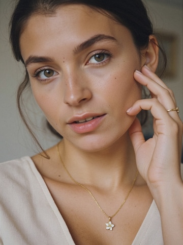 Einzelstück Necklace 'Frangipani' in Gold
